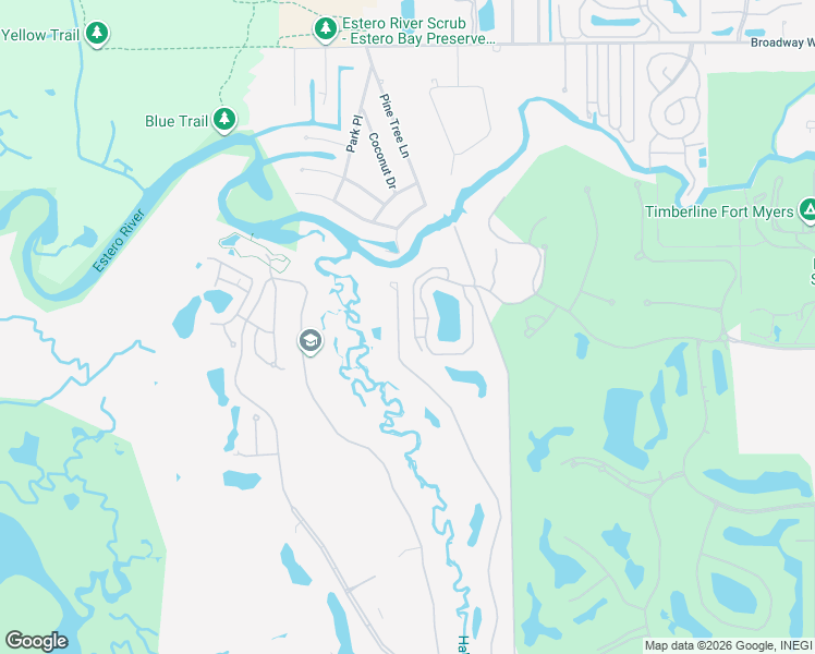 map of restaurants, bars, coffee shops, grocery stores, and more near 20940 Island Sound Circle in Estero