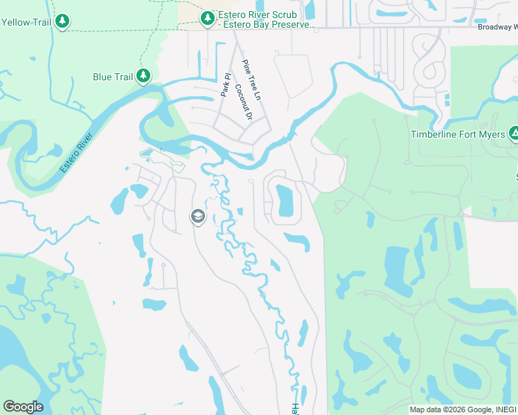 map of restaurants, bars, coffee shops, grocery stores, and more near 20940 Island Sound Circle in Estero