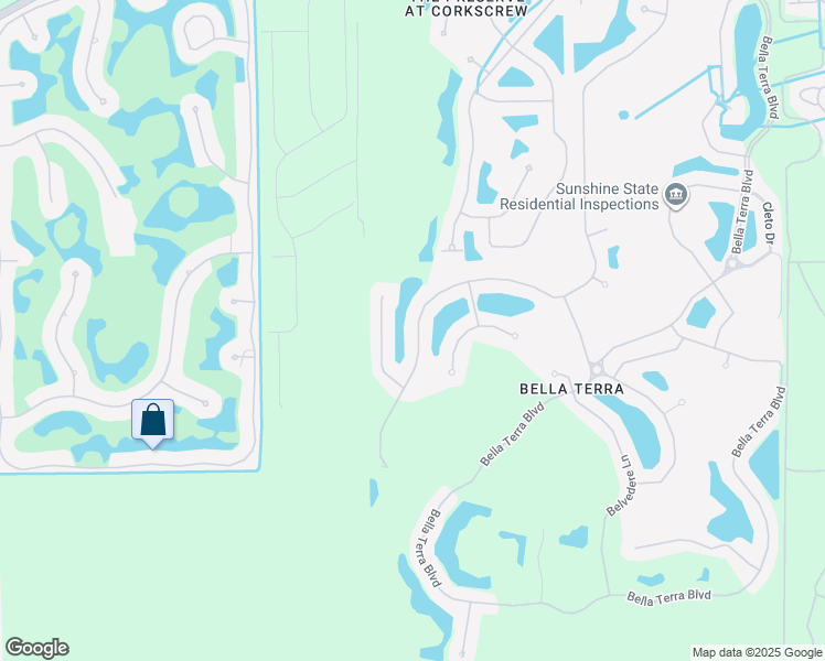 map of restaurants, bars, coffee shops, grocery stores, and more near 20982 Torre Del Lago Street in Estero