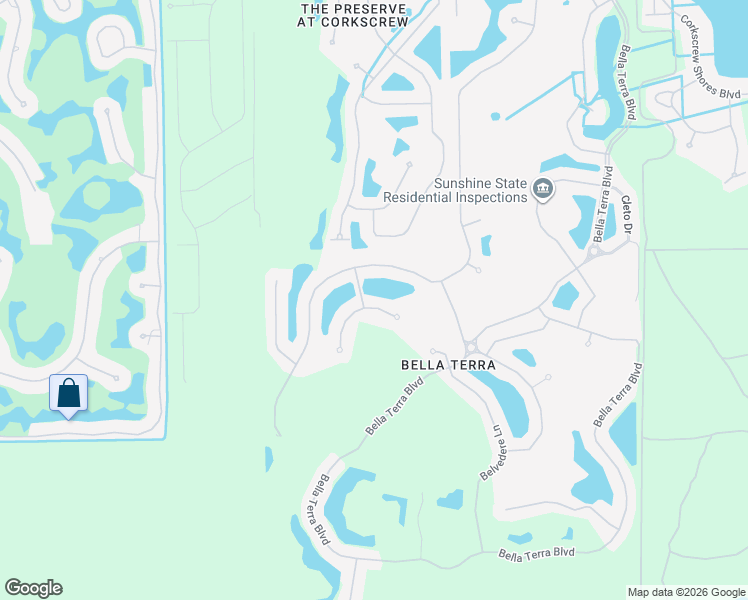 map of restaurants, bars, coffee shops, grocery stores, and more near 13292 Lazzaro Court in Estero