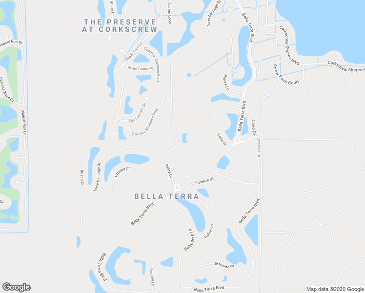 map of restaurants, bars, coffee shops, grocery stores, and more near 13502 Loreo Court in Estero