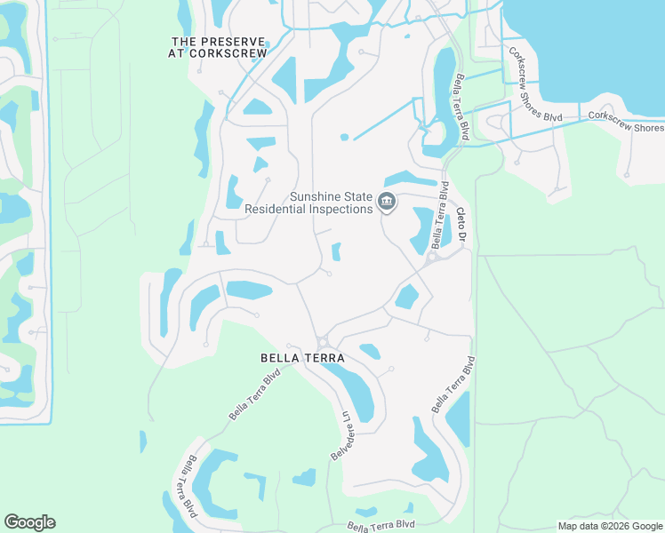 map of restaurants, bars, coffee shops, grocery stores, and more near 13502 Loreo Court in Estero