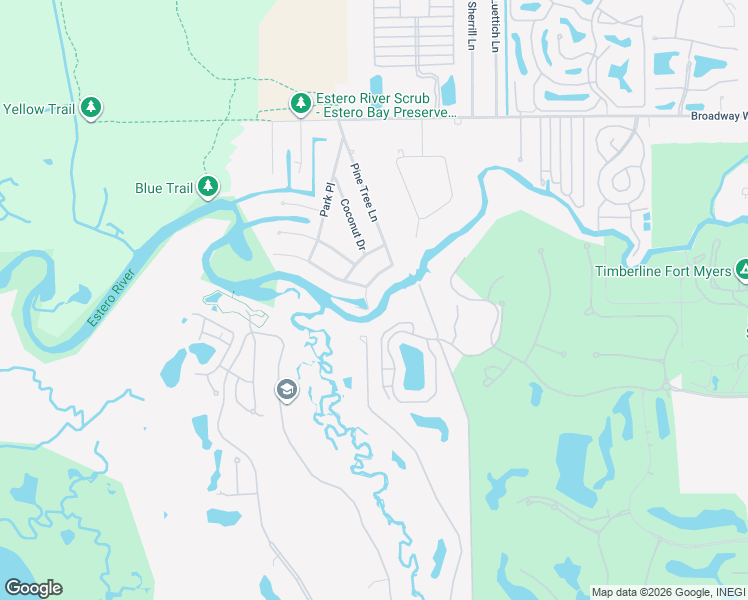 map of restaurants, bars, coffee shops, grocery stores, and more near 4770 Estego Court in Estero