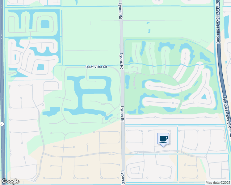 map of restaurants, bars, coffee shops, grocery stores, and more near 16191 Quiet Vista Circle in Delray Beach