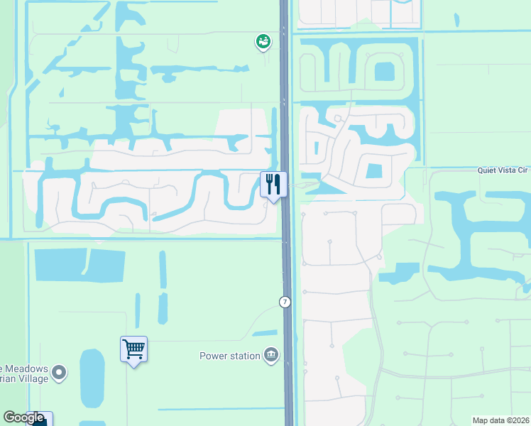 map of restaurants, bars, coffee shops, grocery stores, and more near 10185 Avenida Del Rio in Delray Beach