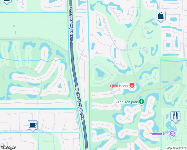 map of restaurants, bars, coffee shops, grocery stores, and more near 7886 Villa D Este Way in Delray Beach
