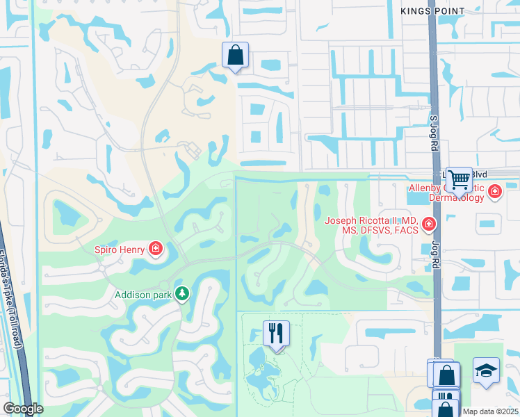 map of restaurants, bars, coffee shops, grocery stores, and more near 7201 Addison Reserve Boulevard in Delray Beach