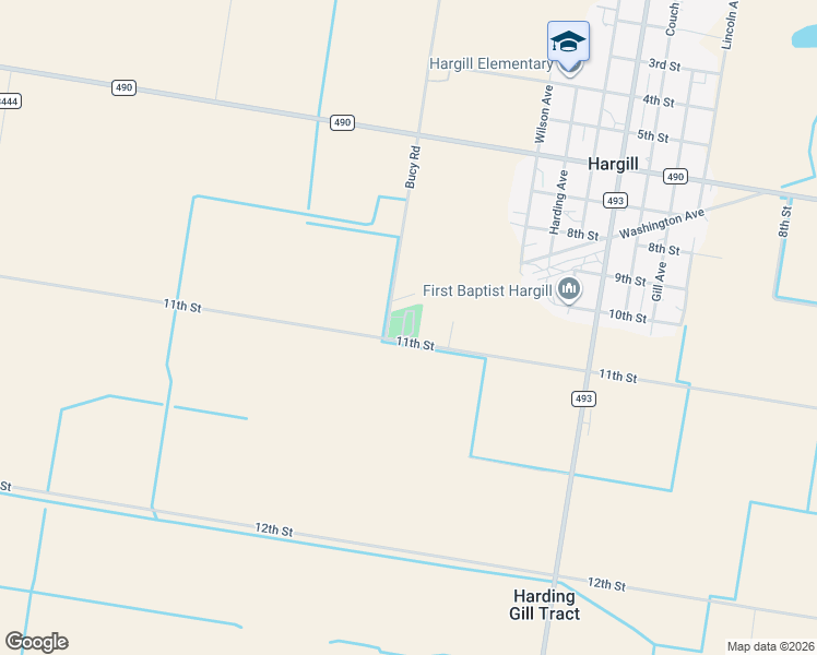 map of restaurants, bars, coffee shops, grocery stores, and more near 13656 11th Street in Monte Alto