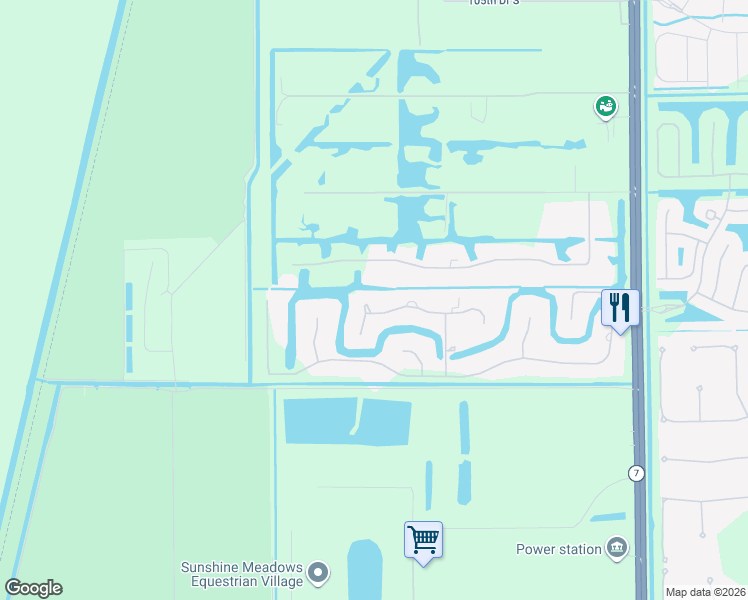 map of restaurants, bars, coffee shops, grocery stores, and more near 10680 Rio Hermoso in Delray Beach