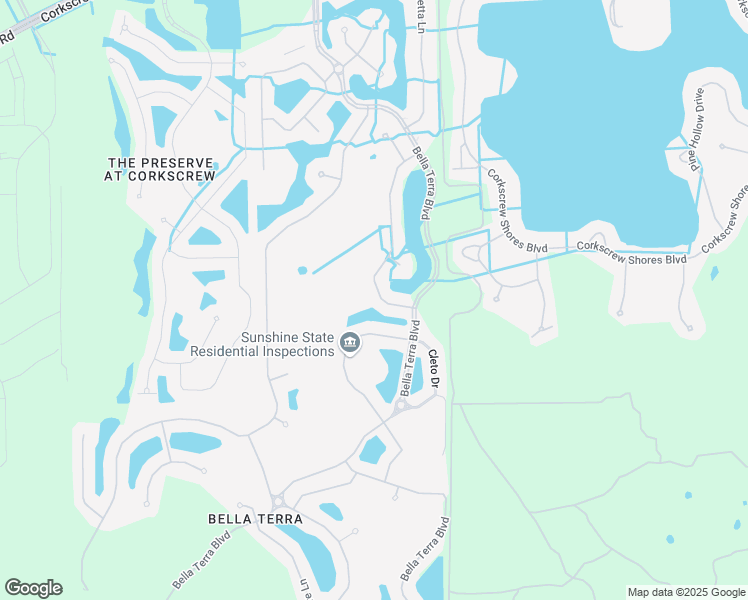 map of restaurants, bars, coffee shops, grocery stores, and more near 20564 Ardore Lane in Estero
