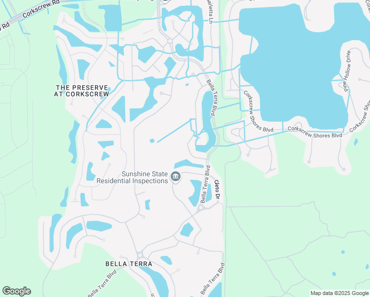 map of restaurants, bars, coffee shops, grocery stores, and more near 20564 Ardore Lane in Estero