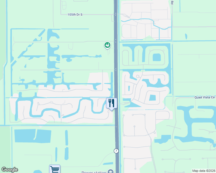 map of restaurants, bars, coffee shops, grocery stores, and more near US-441 South in Delray Beach