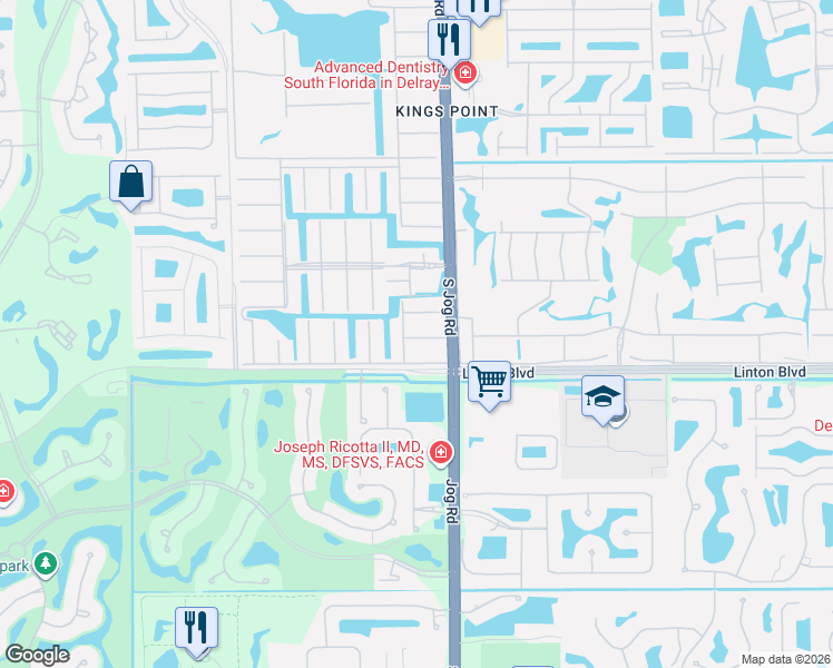 map of restaurants, bars, coffee shops, grocery stores, and more near 138 Saxony Circle in Delray Beach