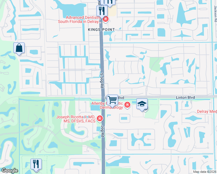 map of restaurants, bars, coffee shops, grocery stores, and more near 79 Flanders B in Delray Beach