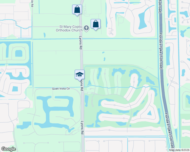 map of restaurants, bars, coffee shops, grocery stores, and more near 15896 Double Eagle Trail in Delray Beach