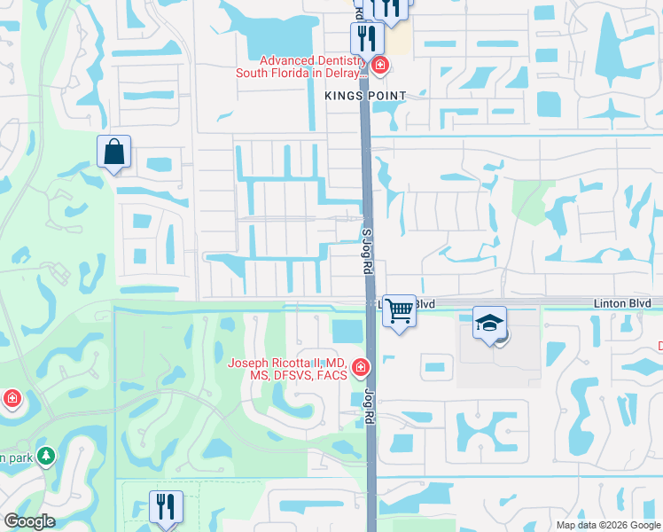 map of restaurants, bars, coffee shops, grocery stores, and more near 138 Saxony Circle in Delray Beach