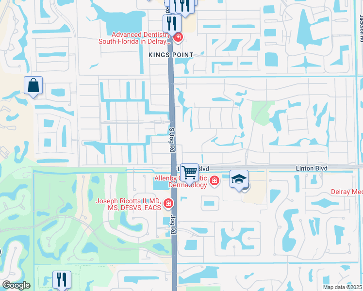 map of restaurants, bars, coffee shops, grocery stores, and more near 79 Flanders B in Delray Beach