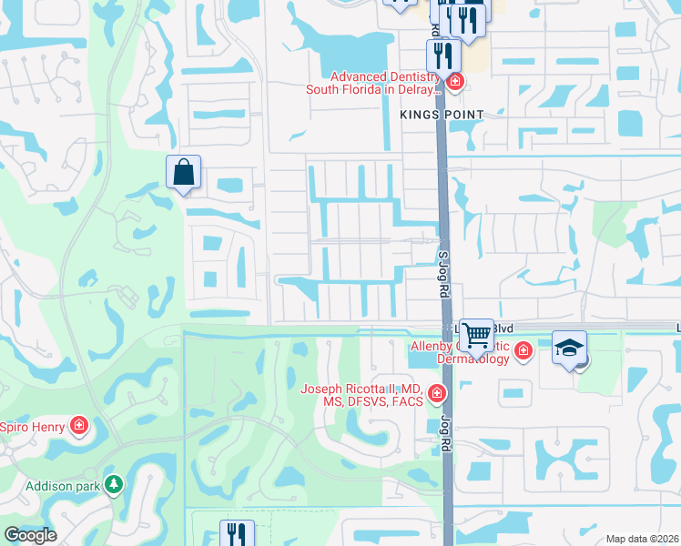 map of restaurants, bars, coffee shops, grocery stores, and more near 562 Monaco Way in Delray Beach