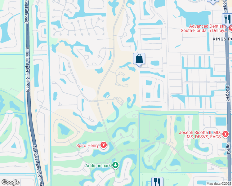 map of restaurants, bars, coffee shops, grocery stores, and more near 153 Clunie Place in Delray Beach