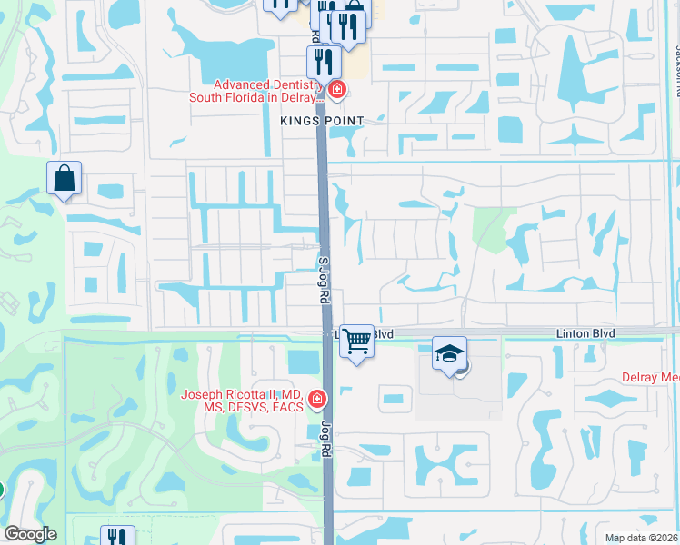 map of restaurants, bars, coffee shops, grocery stores, and more near in Kings Point