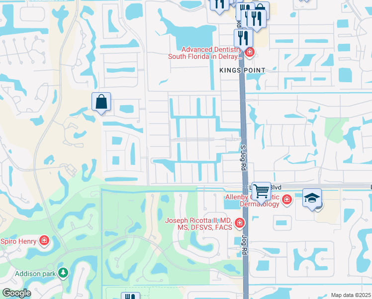 map of restaurants, bars, coffee shops, grocery stores, and more near 562 Monaco Way in Delray Beach
