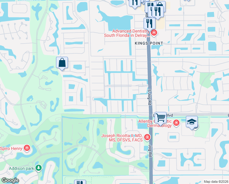 map of restaurants, bars, coffee shops, grocery stores, and more near 562 Monaco Way in Delray Beach