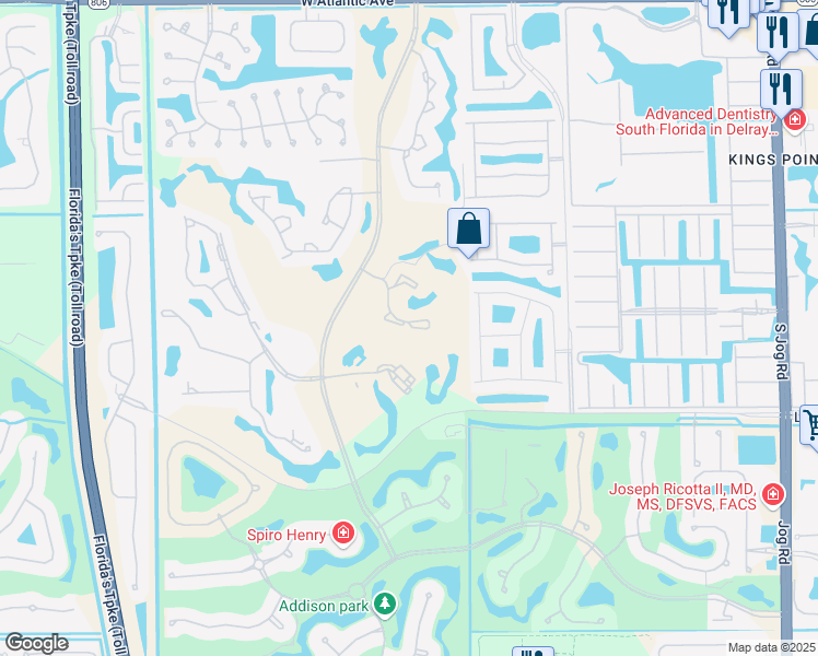 map of restaurants, bars, coffee shops, grocery stores, and more near 153 Clunie Place in Delray Beach