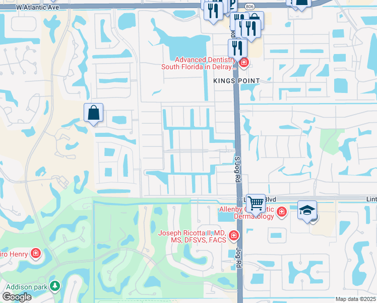 map of restaurants, bars, coffee shops, grocery stores, and more near 562 Monaco Way in Delray Beach