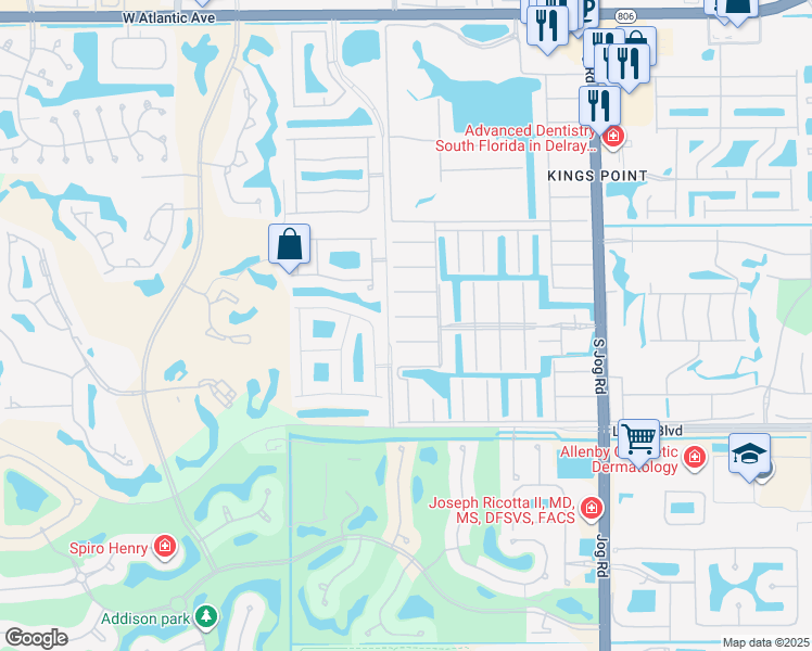 map of restaurants, bars, coffee shops, grocery stores, and more near 512 Brittany K in Delray Beach