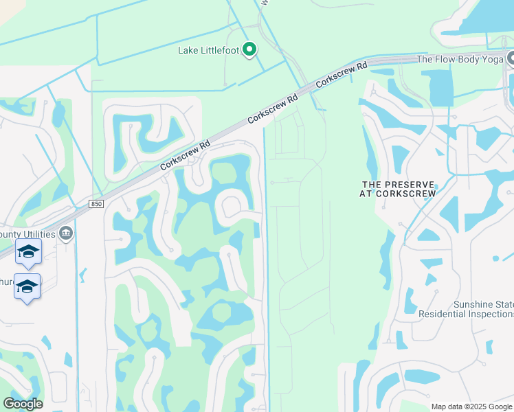 map of restaurants, bars, coffee shops, grocery stores, and more near 12508 Wildcat Cove Circle in Estero