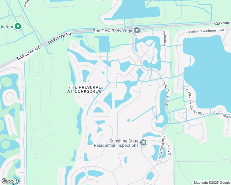map of restaurants, bars, coffee shops, grocery stores, and more near 20674 Larino Loop in Estero