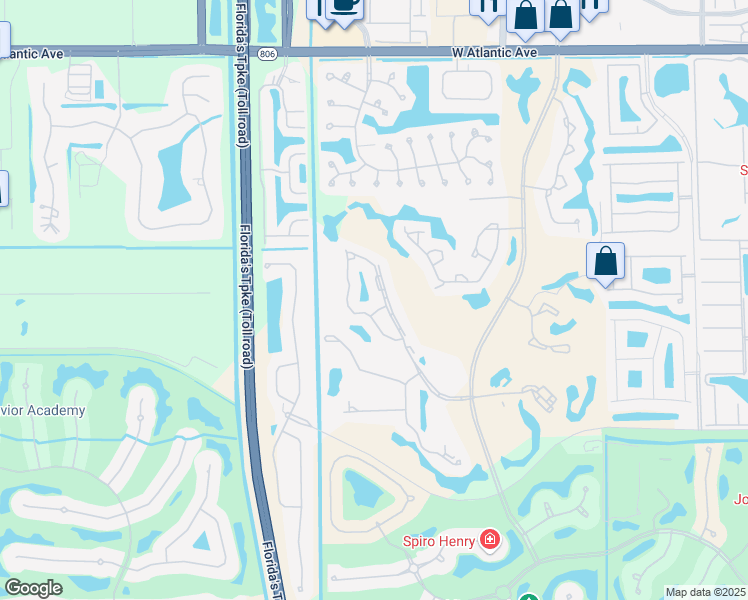 map of restaurants, bars, coffee shops, grocery stores, and more near 15710 Loch Maree Lane in Delray Beach