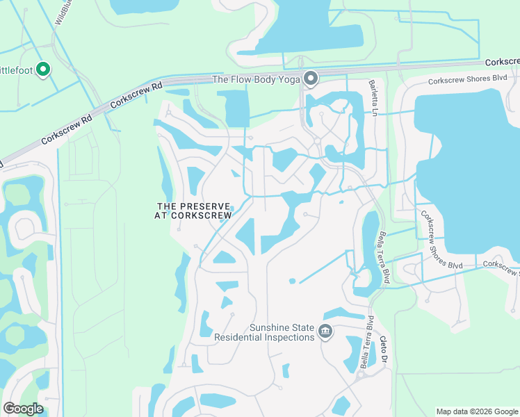 map of restaurants, bars, coffee shops, grocery stores, and more near 20598 Larino Loop in Estero