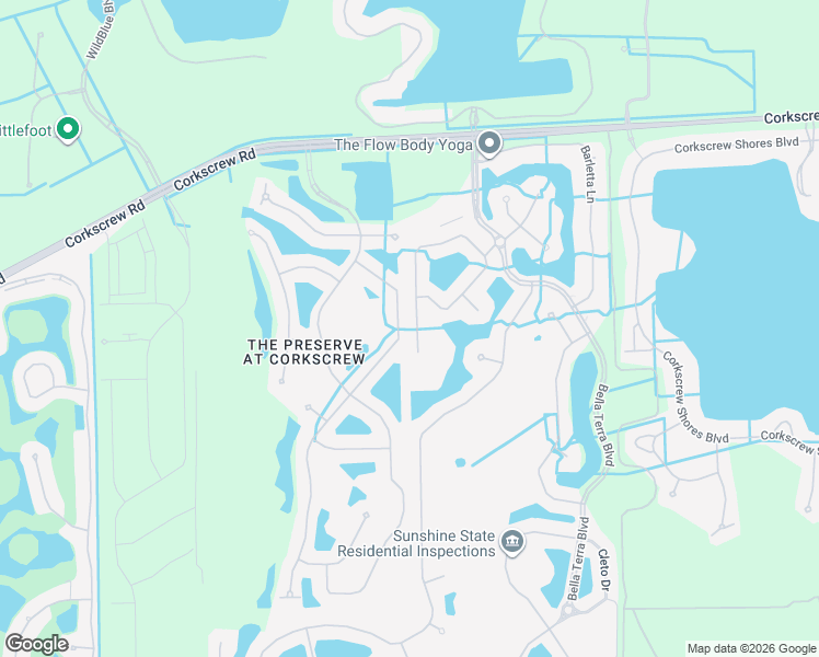 map of restaurants, bars, coffee shops, grocery stores, and more near 20598 Larino Loop in Estero