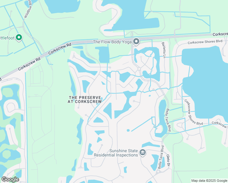 map of restaurants, bars, coffee shops, grocery stores, and more near 20586 Larino Loop in Estero