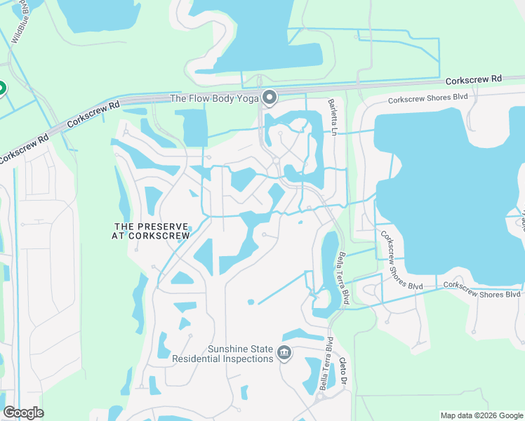map of restaurants, bars, coffee shops, grocery stores, and more near 13621 Lesina Court in Estero