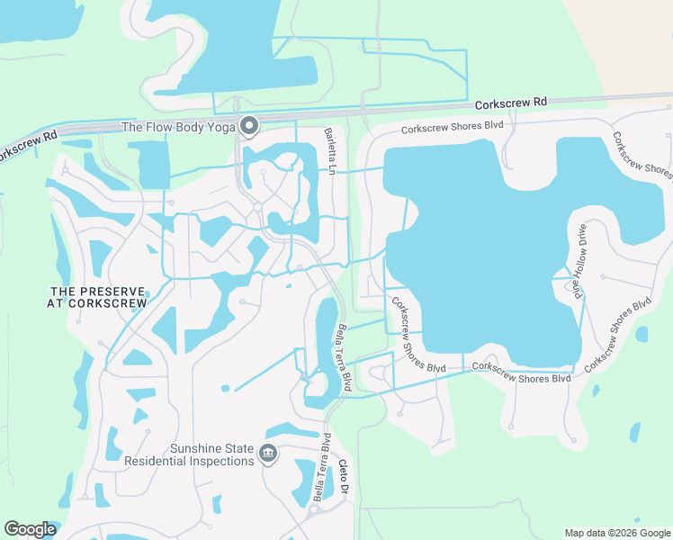 map of restaurants, bars, coffee shops, grocery stores, and more near 20081 Barletta Lane in Estero