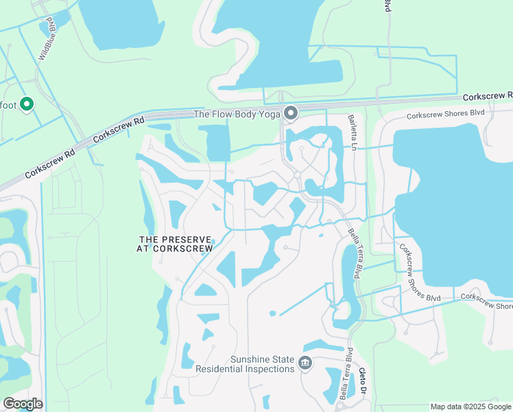 map of restaurants, bars, coffee shops, grocery stores, and more near 20101 Larino Loop in Estero