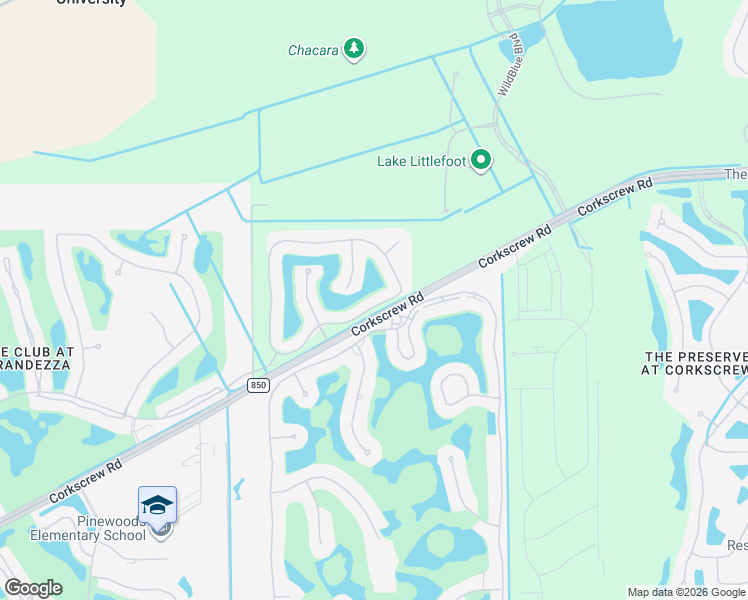 map of restaurants, bars, coffee shops, grocery stores, and more near 12522 Grandezza Circle in Estero