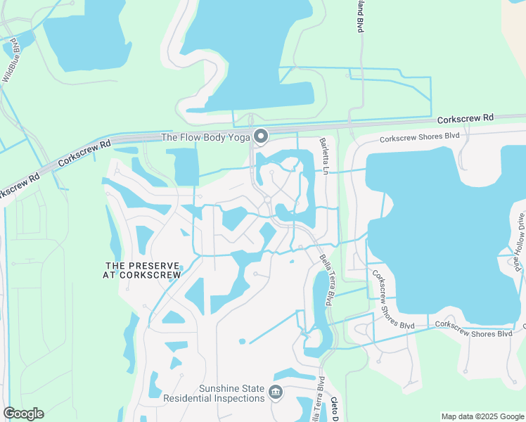map of restaurants, bars, coffee shops, grocery stores, and more near 20212 Larino Loop in Estero
