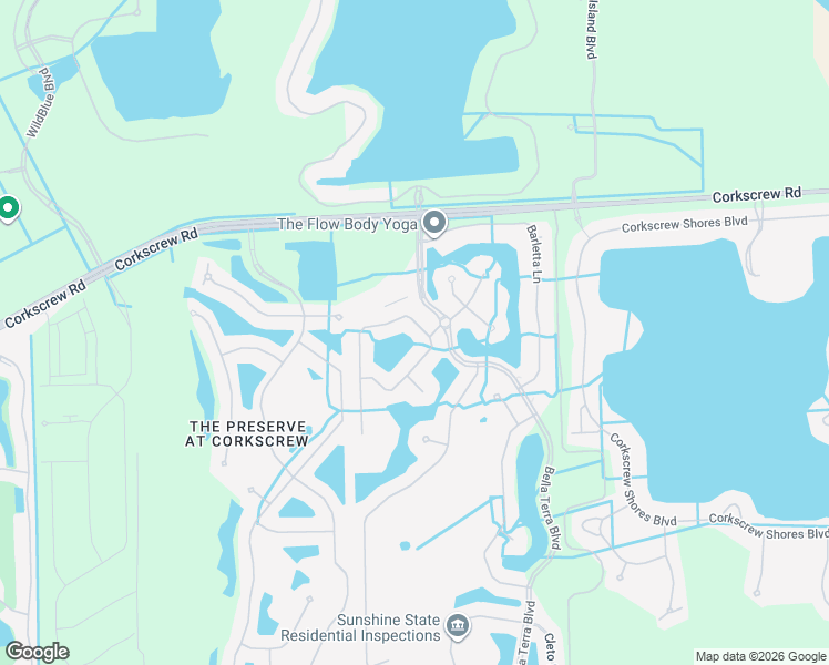 map of restaurants, bars, coffee shops, grocery stores, and more near 20237 Larino Loop in Estero