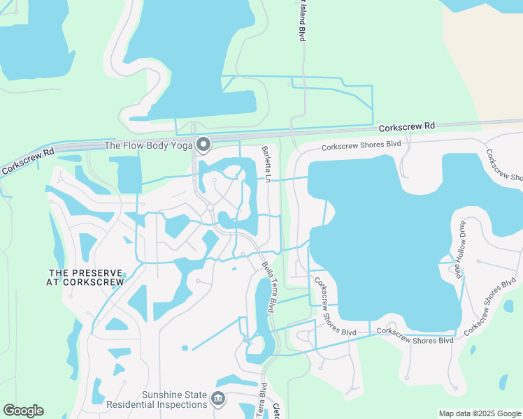 map of restaurants, bars, coffee shops, grocery stores, and more near 13707 Martone Court in Estero