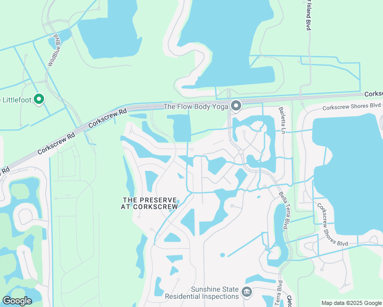 map of restaurants, bars, coffee shops, grocery stores, and more near 13611 Villa Di Preserve Lane in Estero