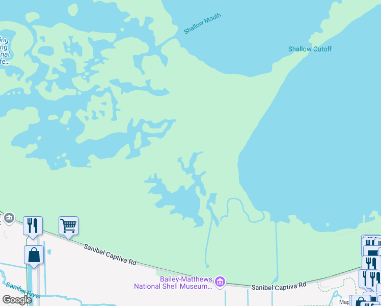 map of restaurants, bars, coffee shops, grocery stores, and more near in Sanibel