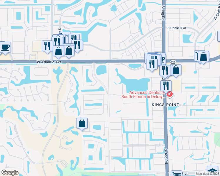 map of restaurants, bars, coffee shops, grocery stores, and more near 32 Tuscany Lane in Delray Beach