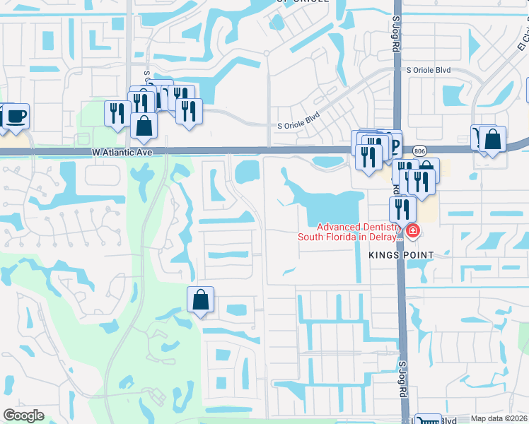 map of restaurants, bars, coffee shops, grocery stores, and more near 32 Tuscany Lane in Delray Beach