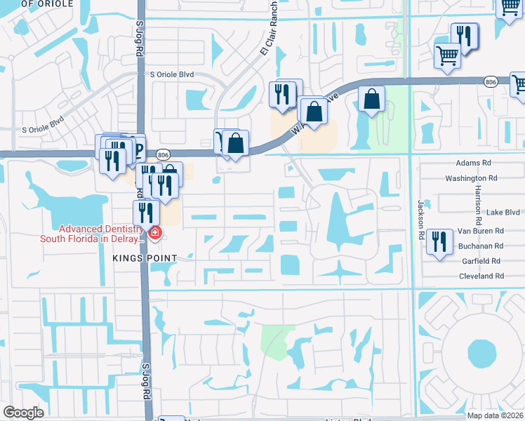 map of restaurants, bars, coffee shops, grocery stores, and more near 6049 Heliconia Road in Delray Beach