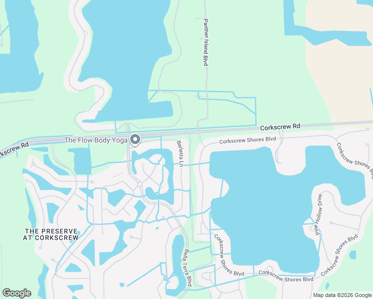 map of restaurants, bars, coffee shops, grocery stores, and more near 19971 Barletta Lane in Estero