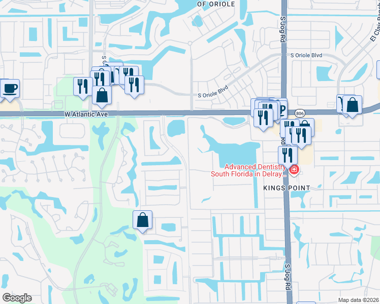 map of restaurants, bars, coffee shops, grocery stores, and more near 32 Tuscany Lane in Delray Beach