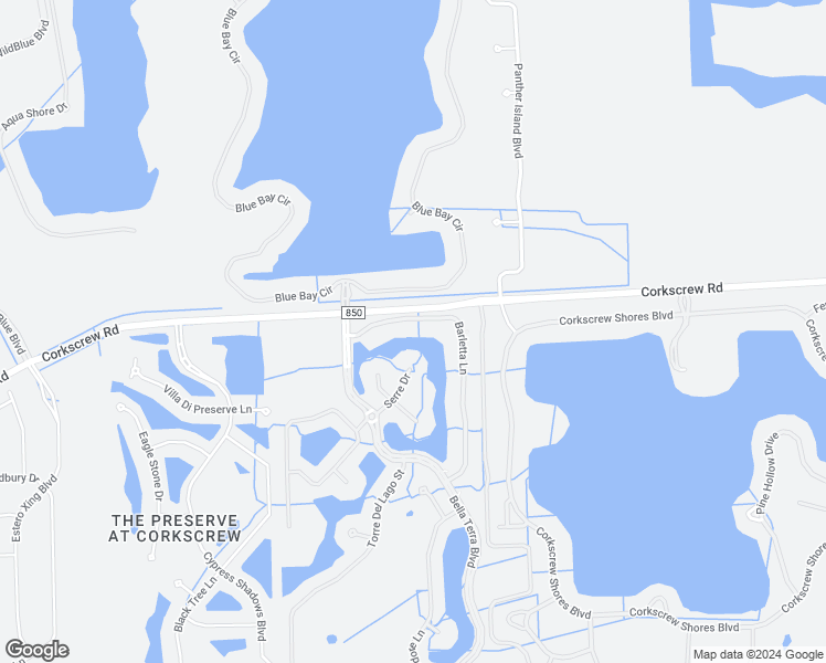 map of restaurants, bars, coffee shops, grocery stores, and more near 19940 Barletta Lane in Estero
